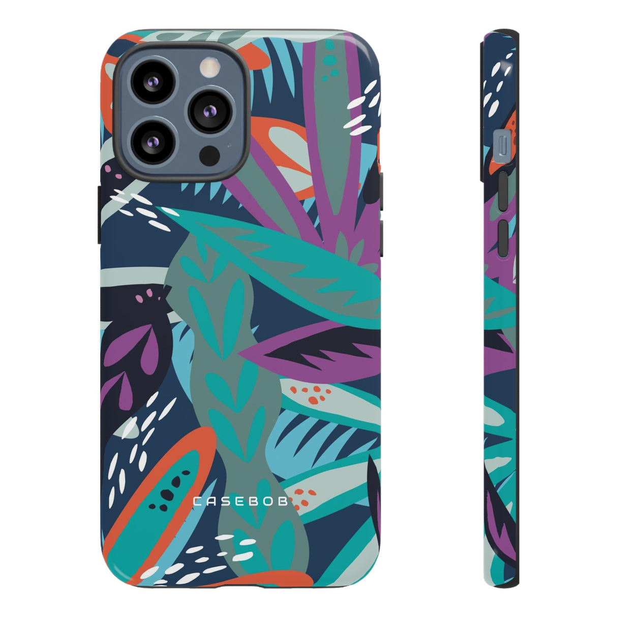 Tropical Leaf Moz - Protective Phone Case