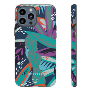 Tropical Leaf Moz - Protective Phone Case