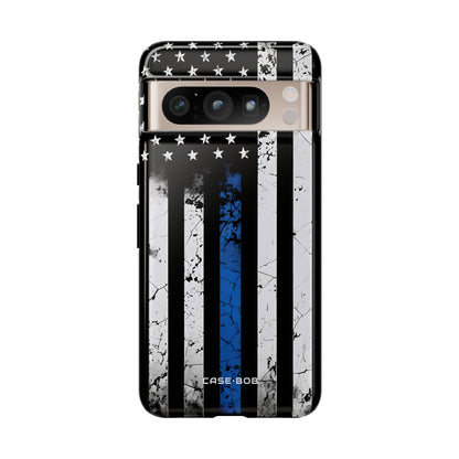 Blue Stripe Flag Google Pixel 8 Pro Case - Tough