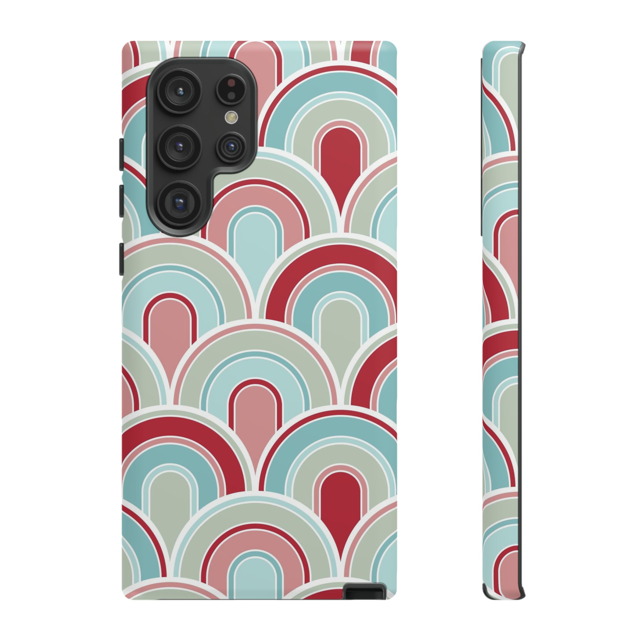 Light Blue Retro - Tough Phone Case