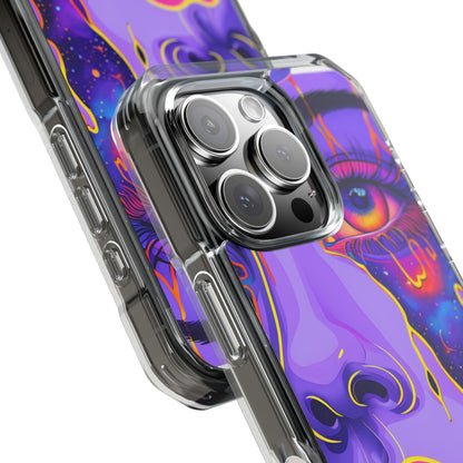 Cosmic Dreamscape Eye iPhone Case - Impact