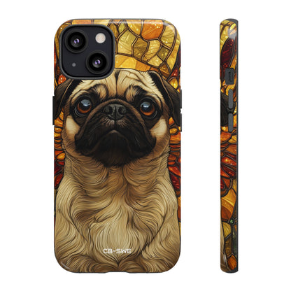 Pug Soars Brightly - iPhone Case
