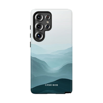 Teal Mist Mountains Samsung S25 Ultra Case - Tough