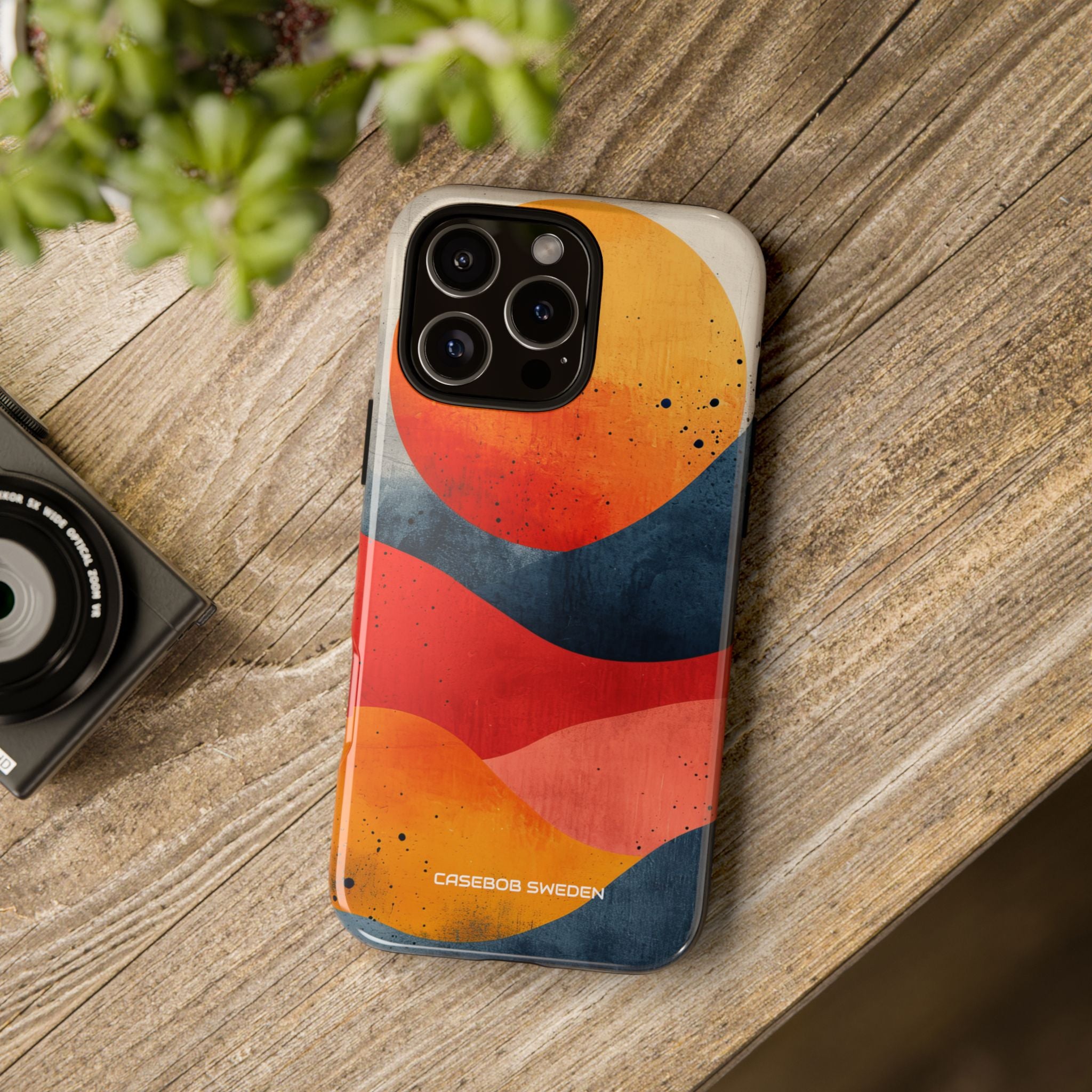 Sunburst Waves - Tough iPhone 16 Phone Case