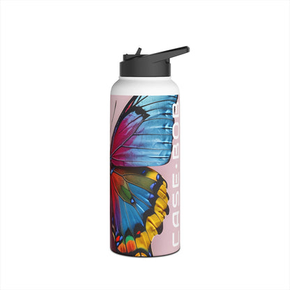 Vibrant Monarch - Stainless Steel Water Bottle