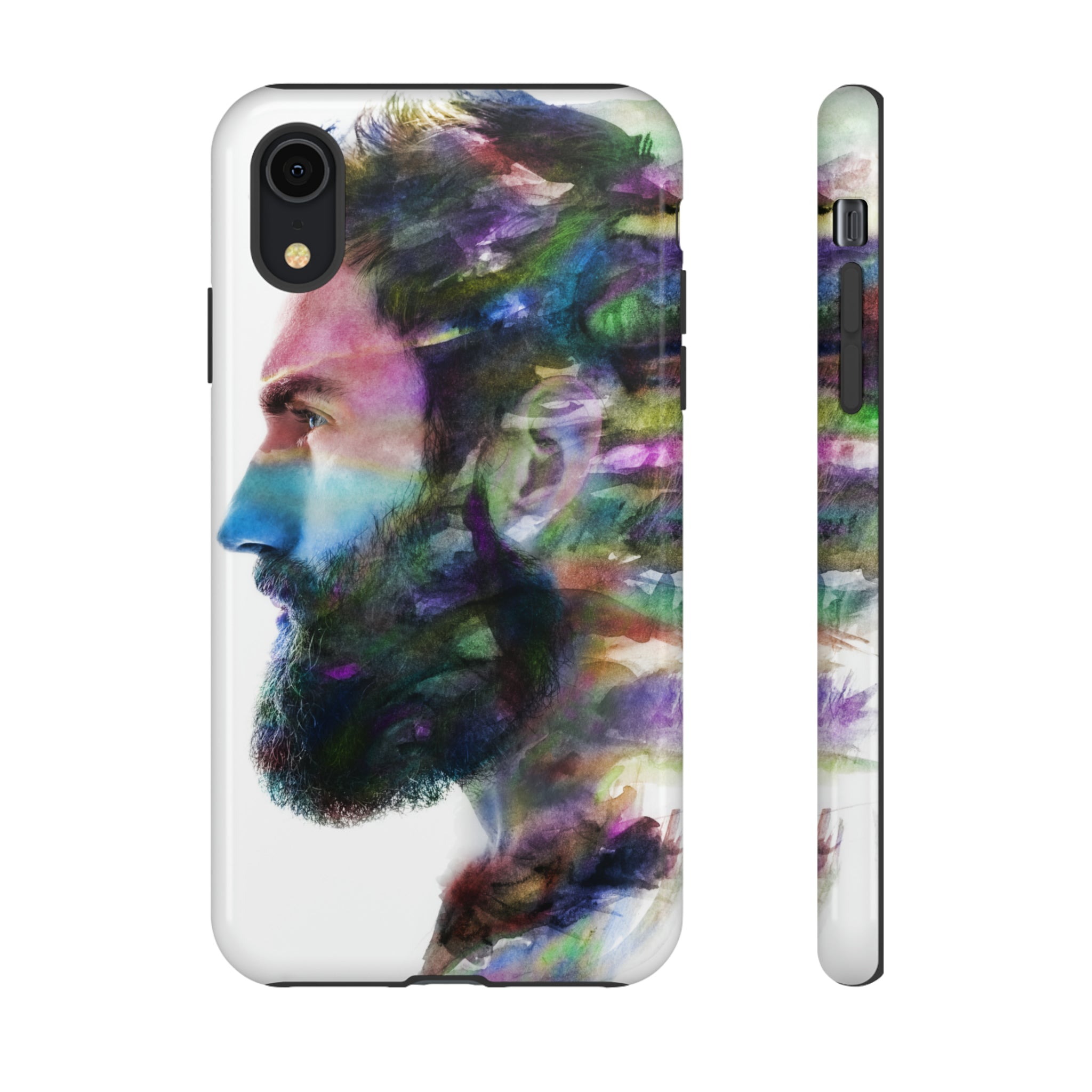 Watercolor Portrait - Protective Phone Case