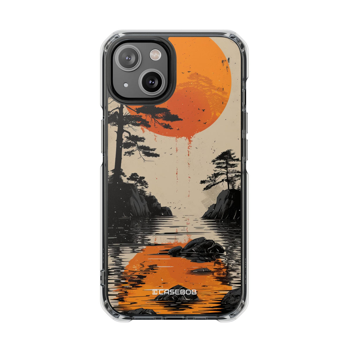 Sunkissed Serenity - Phone Case for iPhone (Clear Impact - Magnetic)