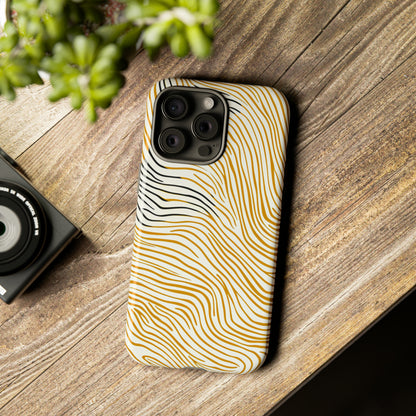 Linear Yellow Chic - Protective Phone Case