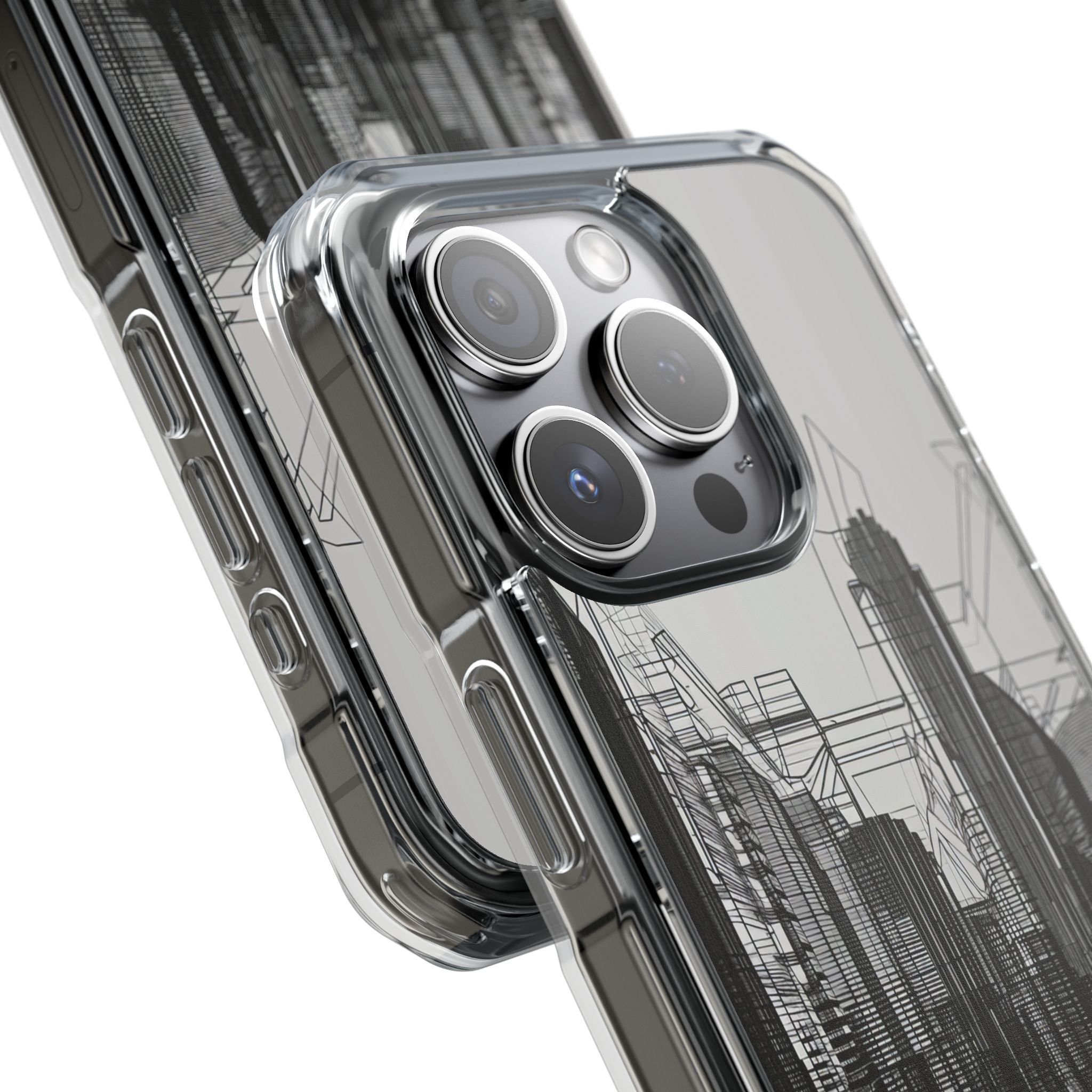 Urban Wireframe - Phone Case for iPhone