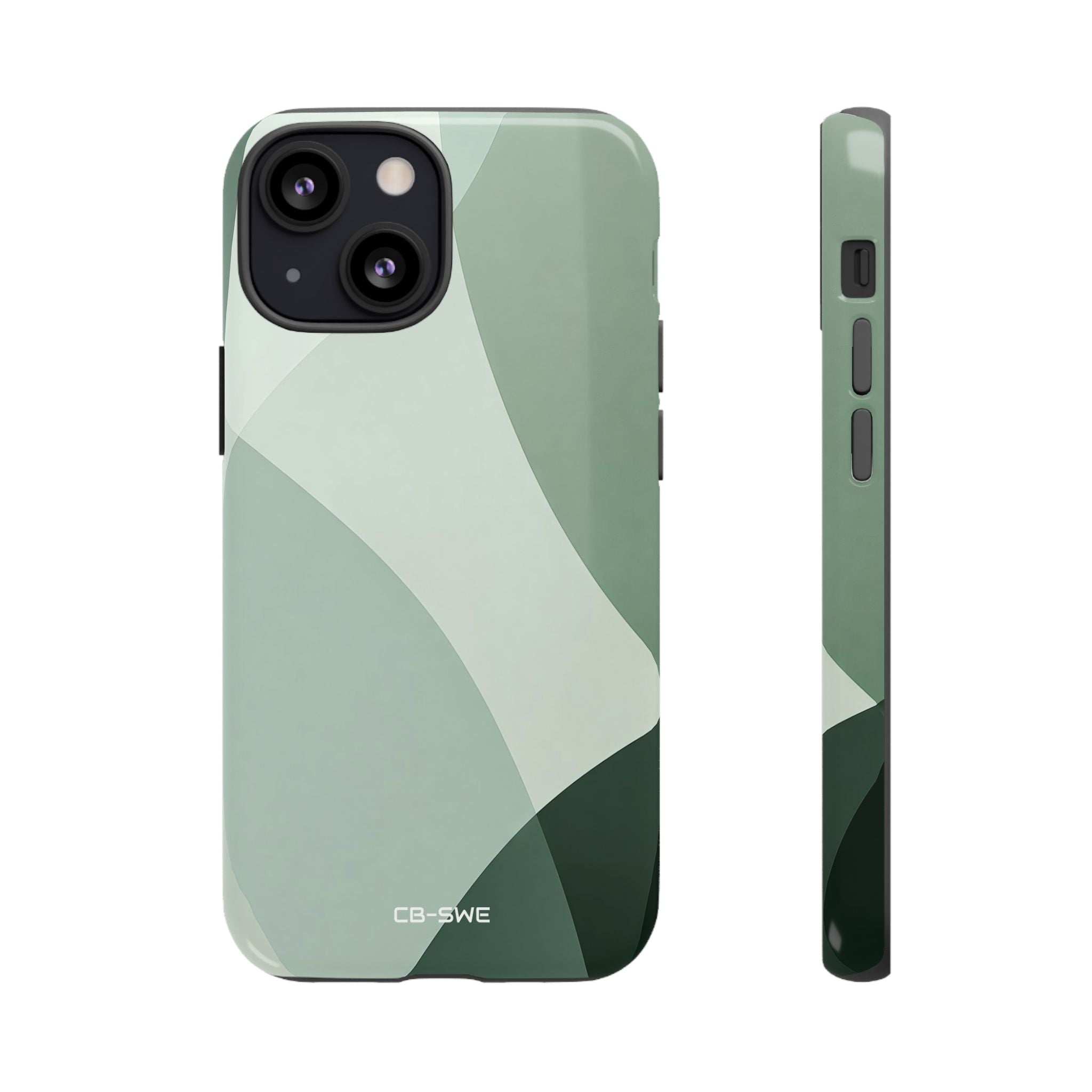 Flowing Green Harmony - iPhone Case