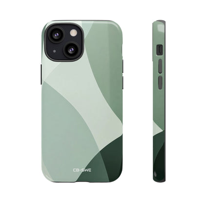 Flowing Green Harmony - iPhone Case