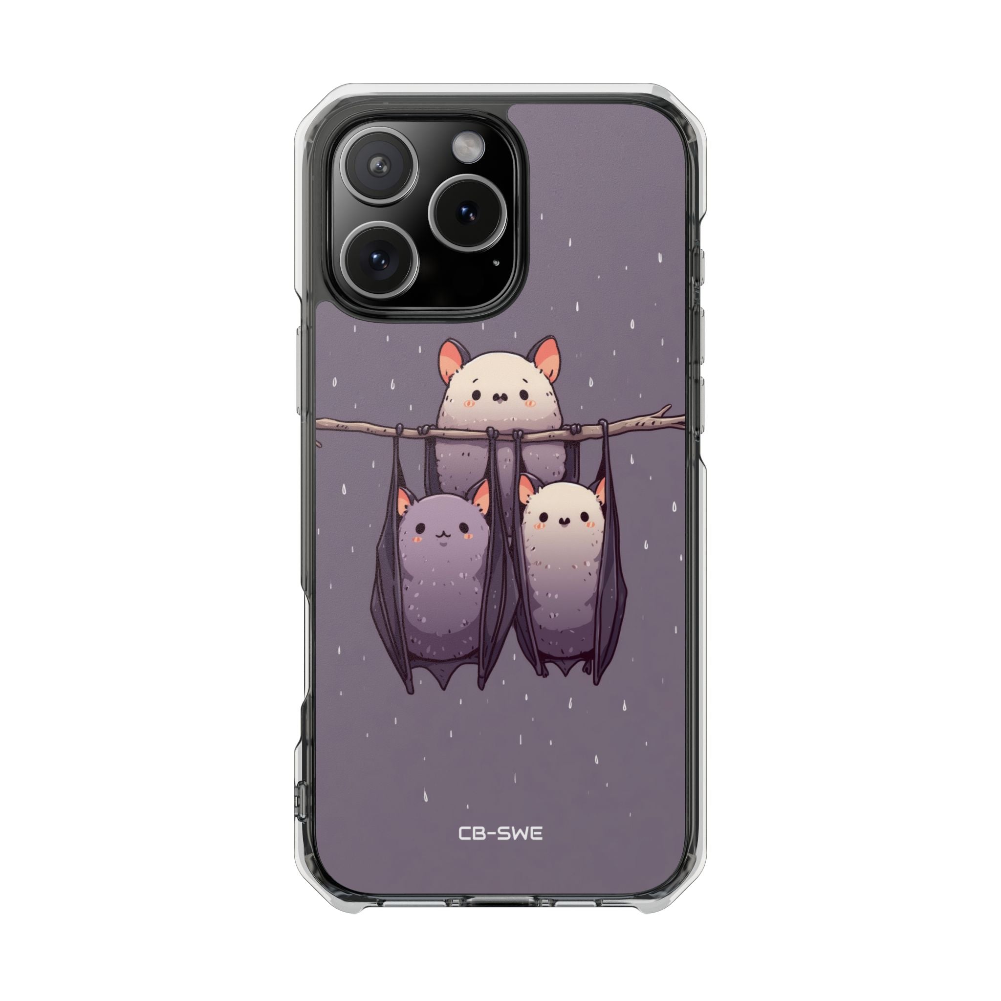 Bats Hang Playfully iPhone Case - Impact