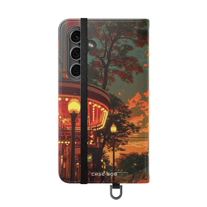 Crimson Classic Glow - Samsung S24 Case - Lompakkotyyppinen