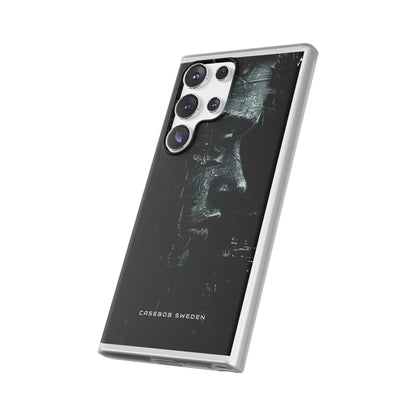 Monochrome Bloom Samsung S23 - Flexi Phone Case