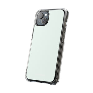 Mint Cream | Handyhülle für iPhone (Clear Impact Case – Magnetisch) 