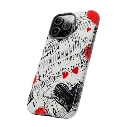 Melodic Love Notes - Protective Pixel Case - Protective Phone Case