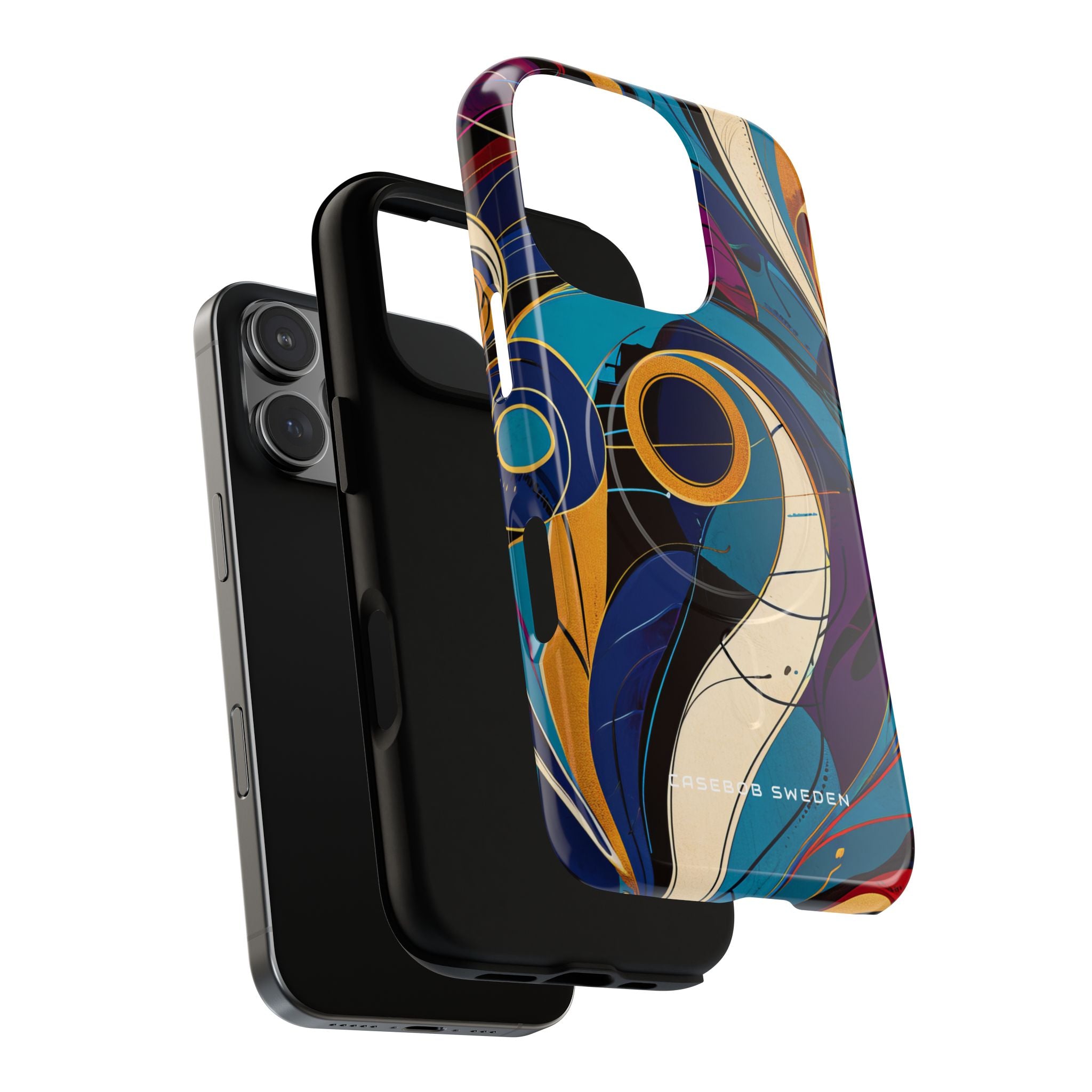 Vintage Vortex Harmony iPhone 16 | Tough+ Phone Case