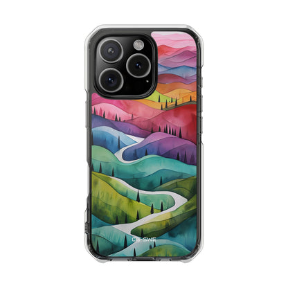 Whimsical Colorful Valleys iPhone Case - Impact