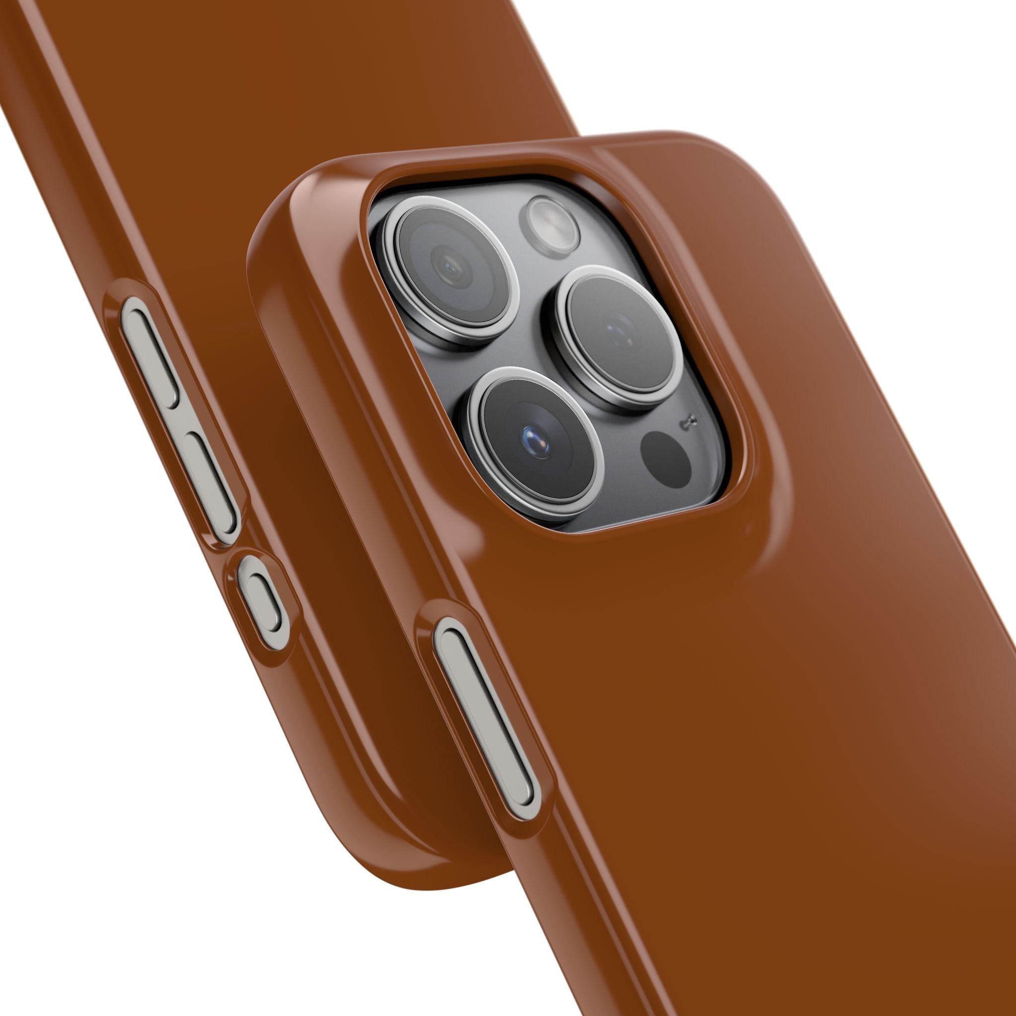 Saddle Brown iPhone 15 - Slim Phone Case