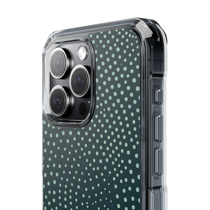 Teal Rippleflow iPhone 15 - Clear Impact Phone Case