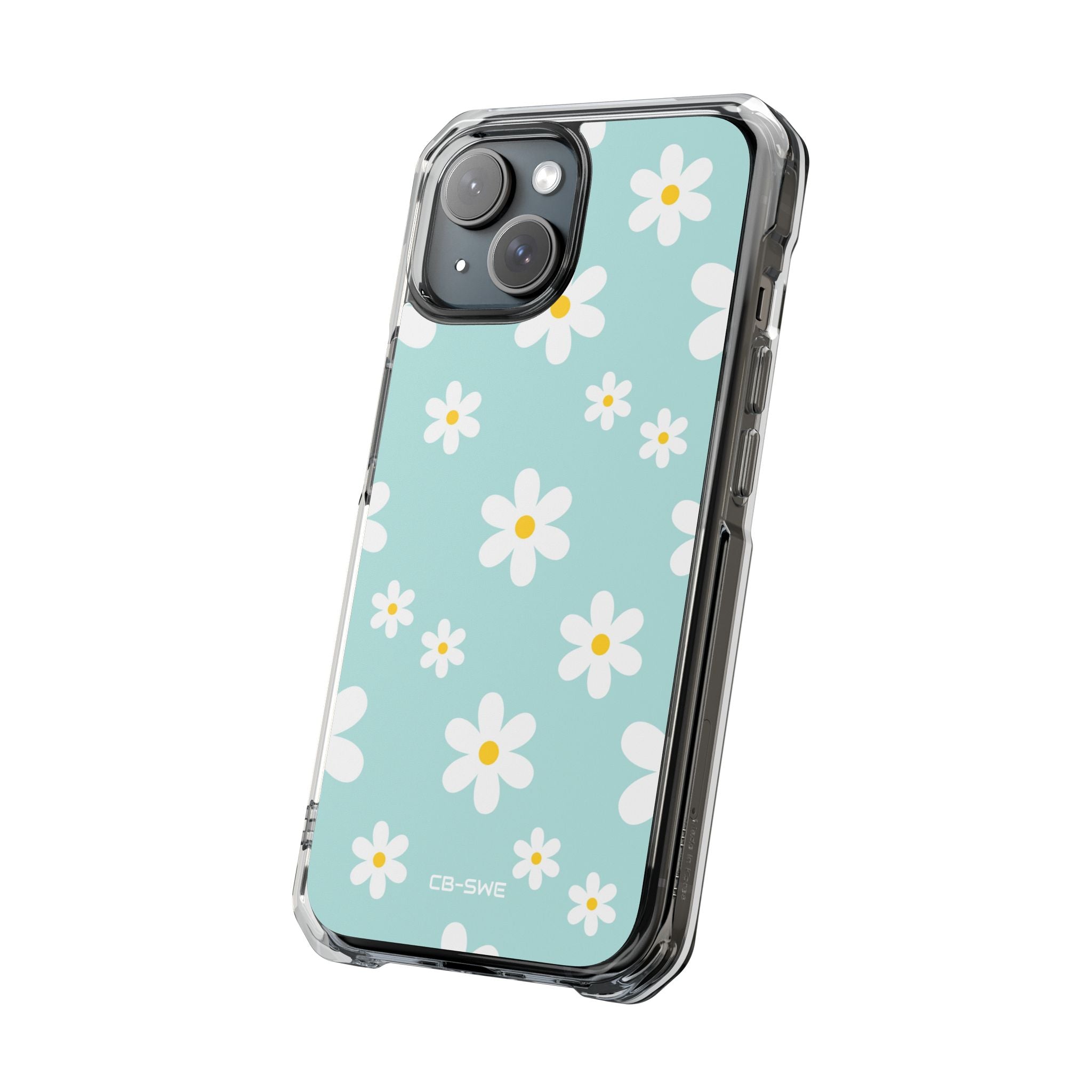 Daisies On Blue iPhone Case - Impact