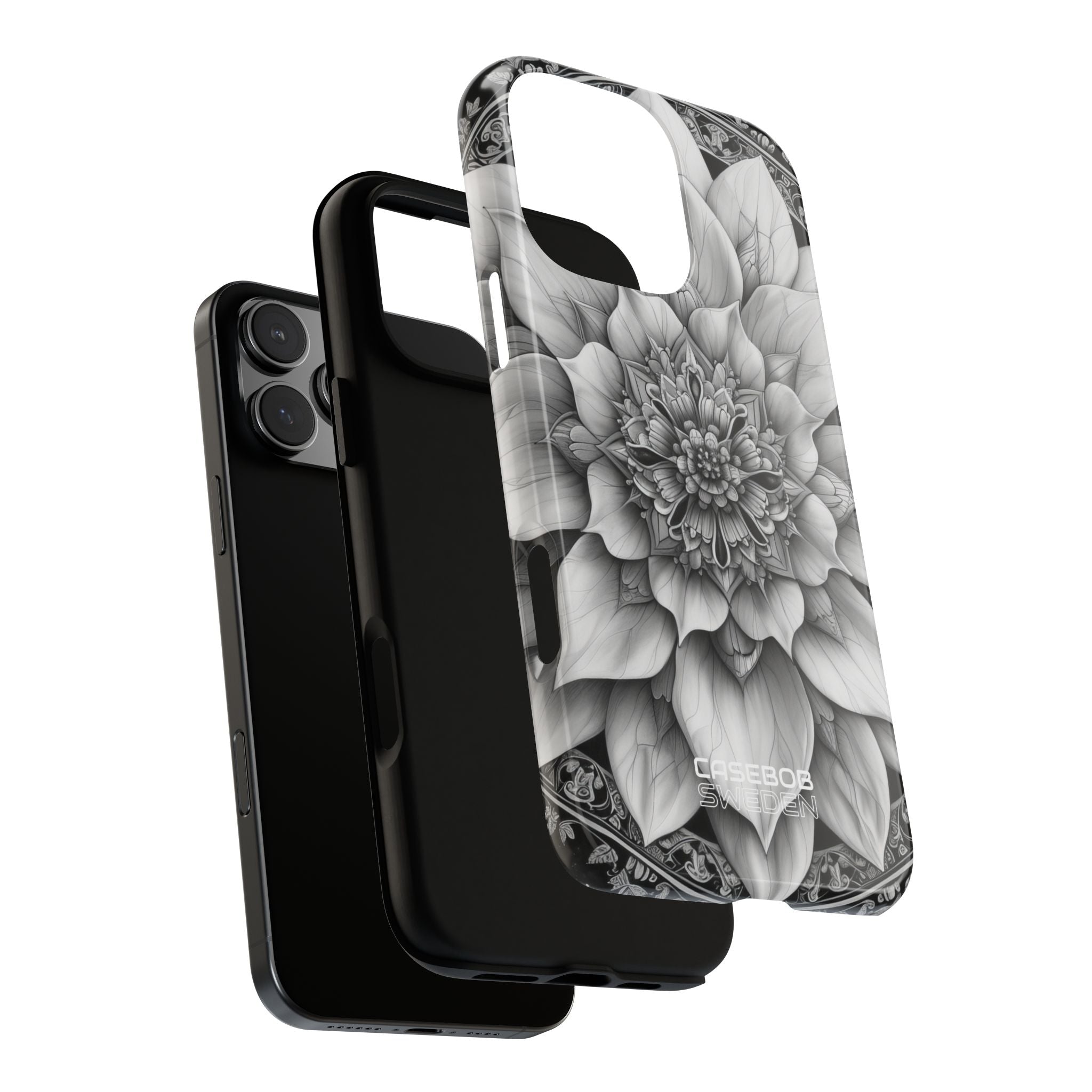 Cosmic Floral Mandala iPhone 16 - Tough