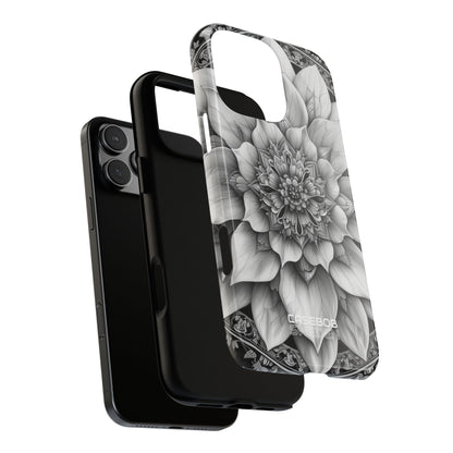Cosmic Floral Mandala iPhone 16 - Tough
