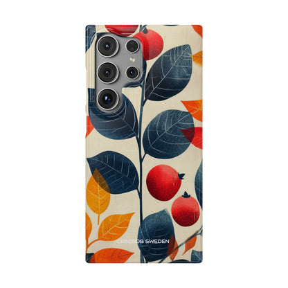 Autumn Nature Pattern - Slim Samsung S24 Phone Case