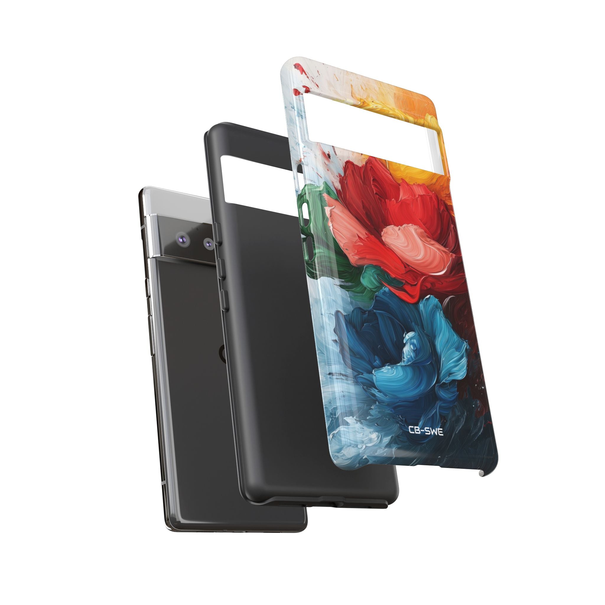 Vibrant Floral Dance - Google Pixel Case