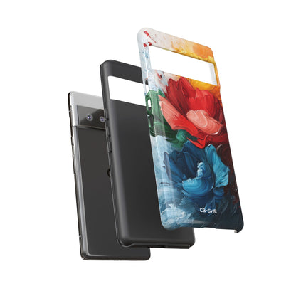 Vibrant Floral Dance - Google Pixel Case