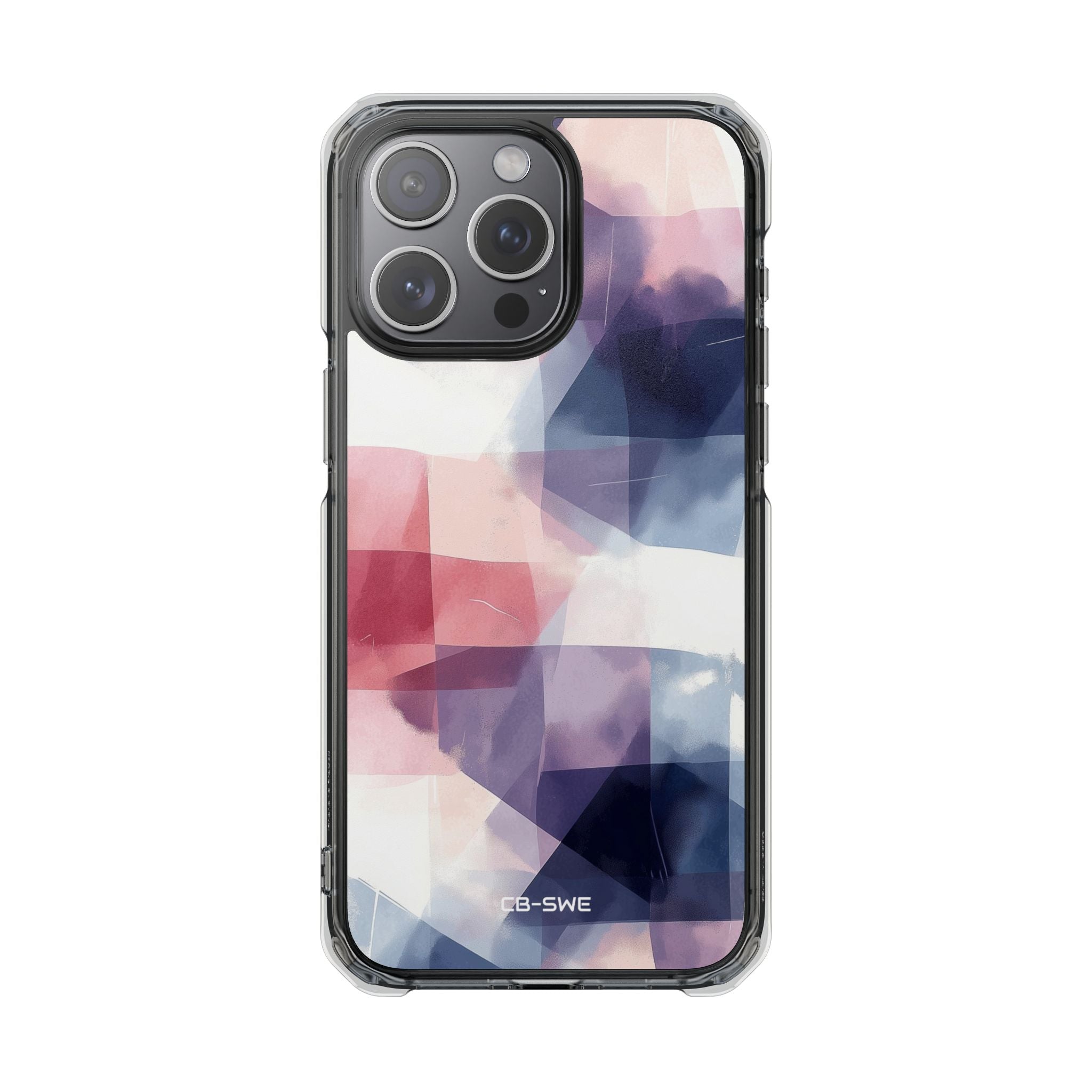 Fluid Shapes Merge iPhone Case - Impact