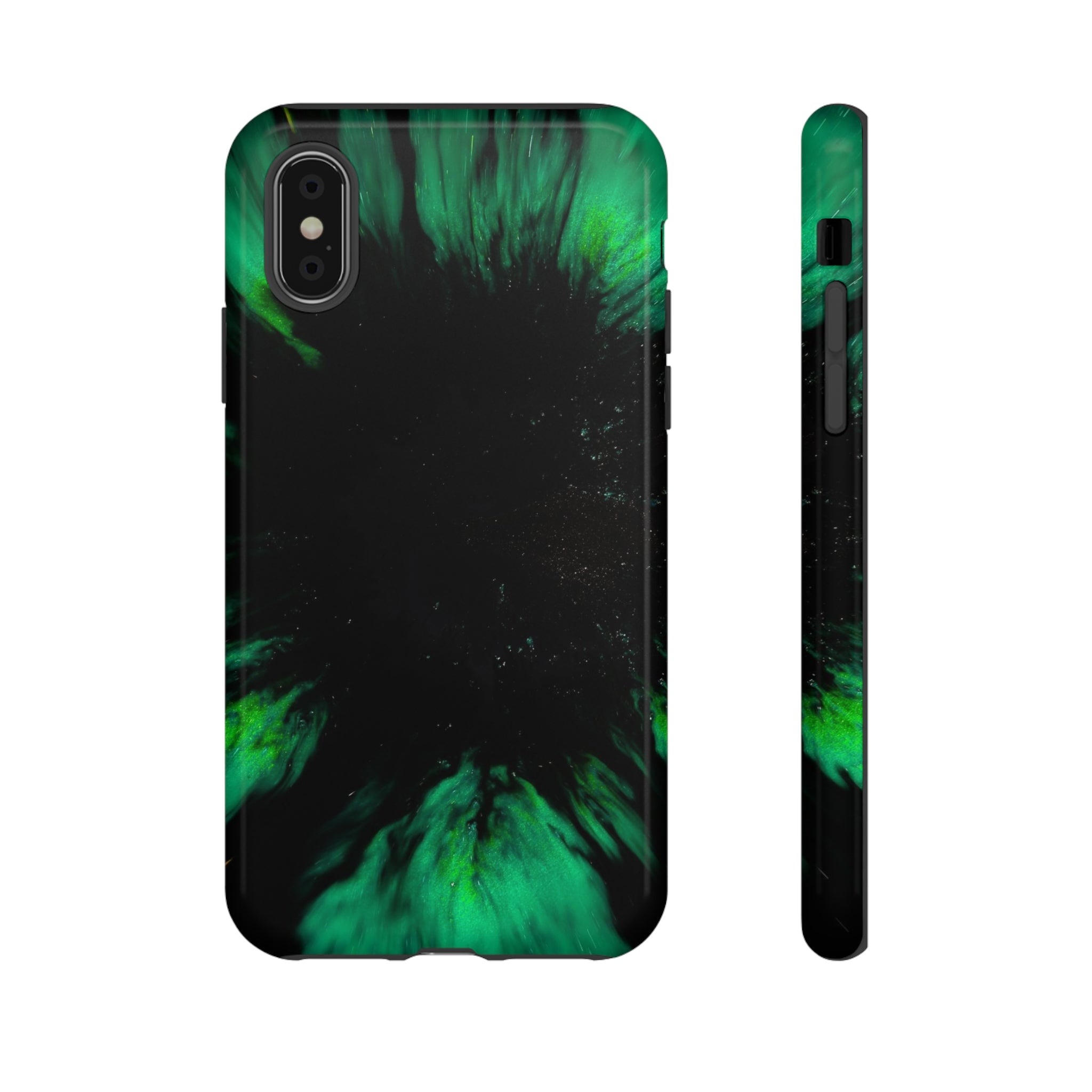 Northen Star Gaze Ink Art iPhone Case (Protective) iPhone XS Glossy Phone Case