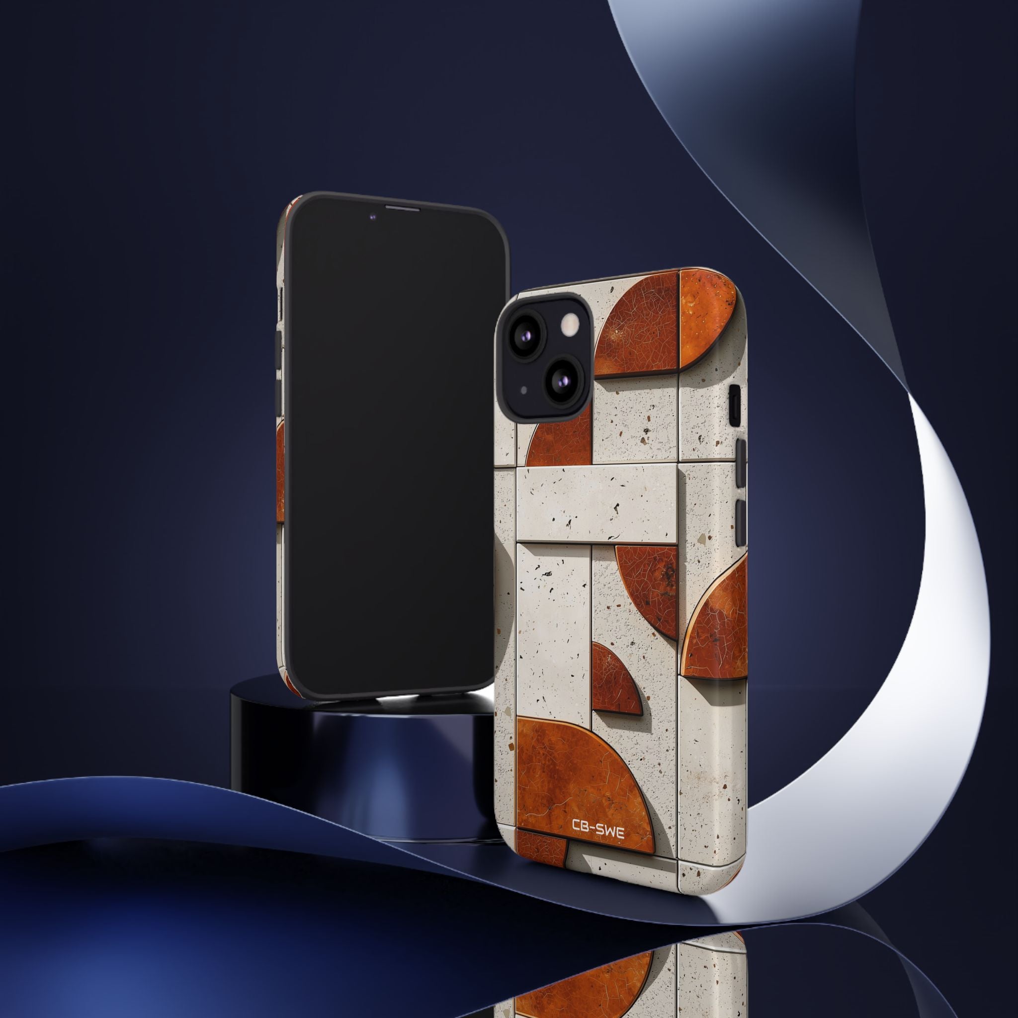 Textured Curves Emerge - iPhone Case