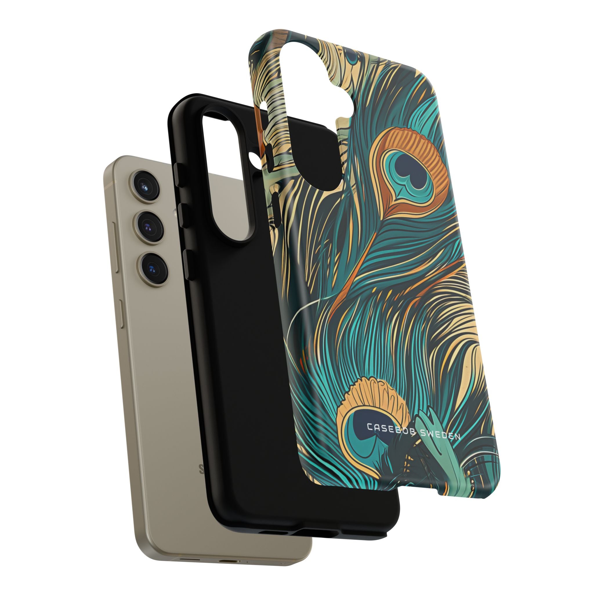 Art Nouveau Peacock Elegance Samsung S24 - Tough Phone Case