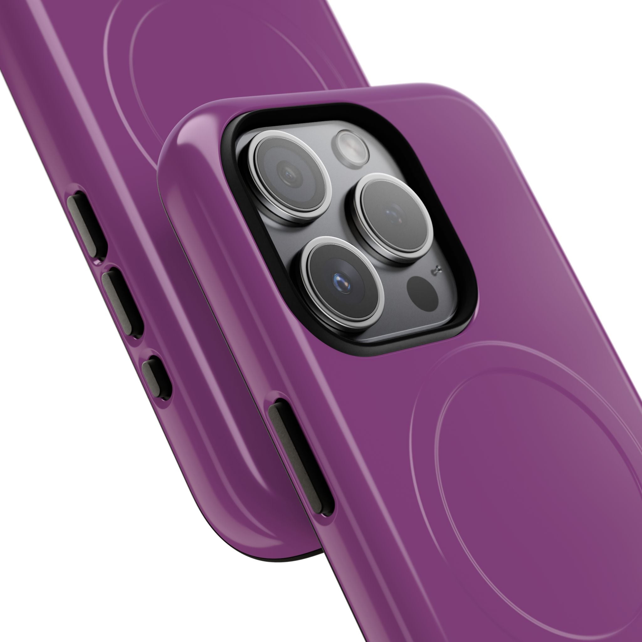 Plum Purple - Tough + MagSafe® iPhone 15 Phone Case