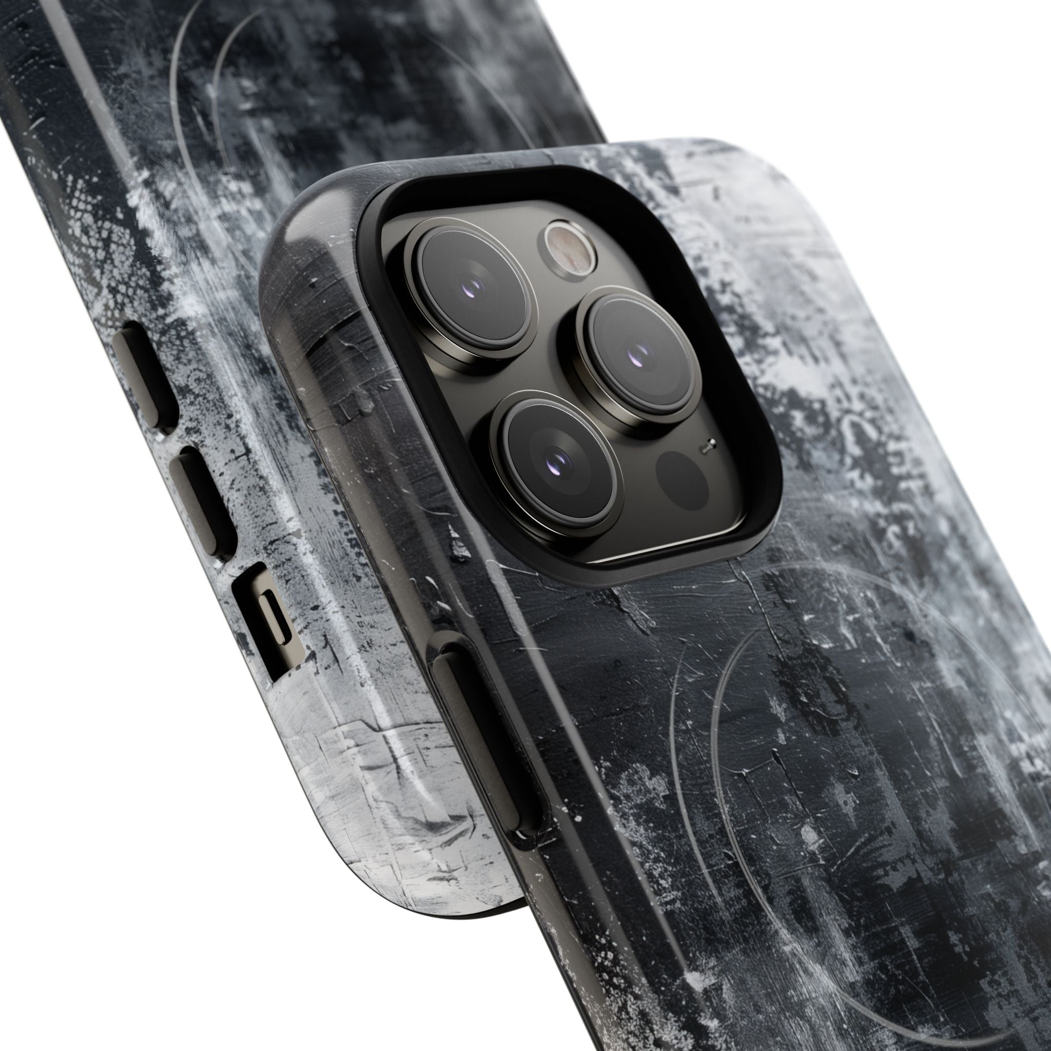 Textured Blackscape iPhone 14 Pro Case - Tough+