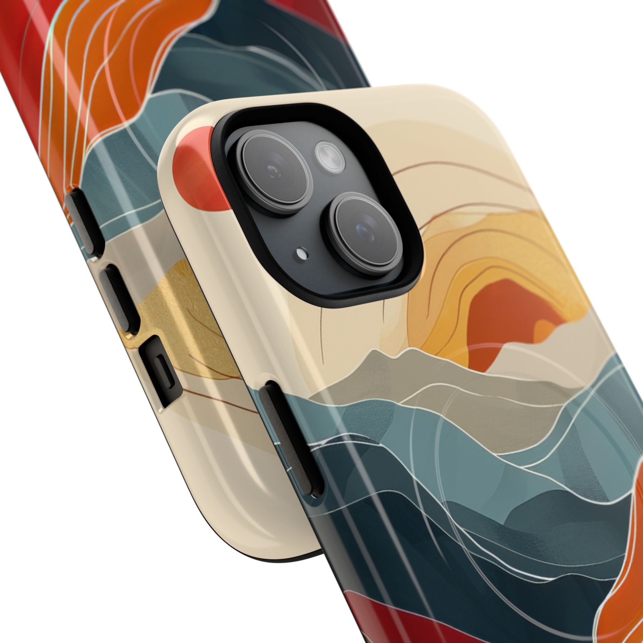 Sunlit Ridges iPhone 15 Case - Tough+