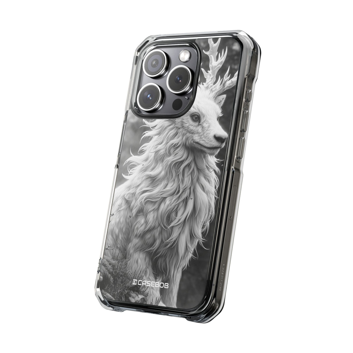 Majestic Forest Guardian - Phone Case for iPhone (Clear Impact - Magnetic)