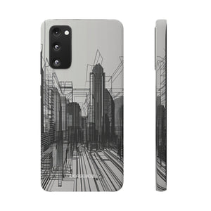 Urban Wireframe | Slim Phone Case for Samsung