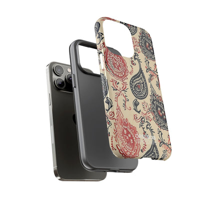 Tourbillon Paisley Marine iPhone 14 - Tough