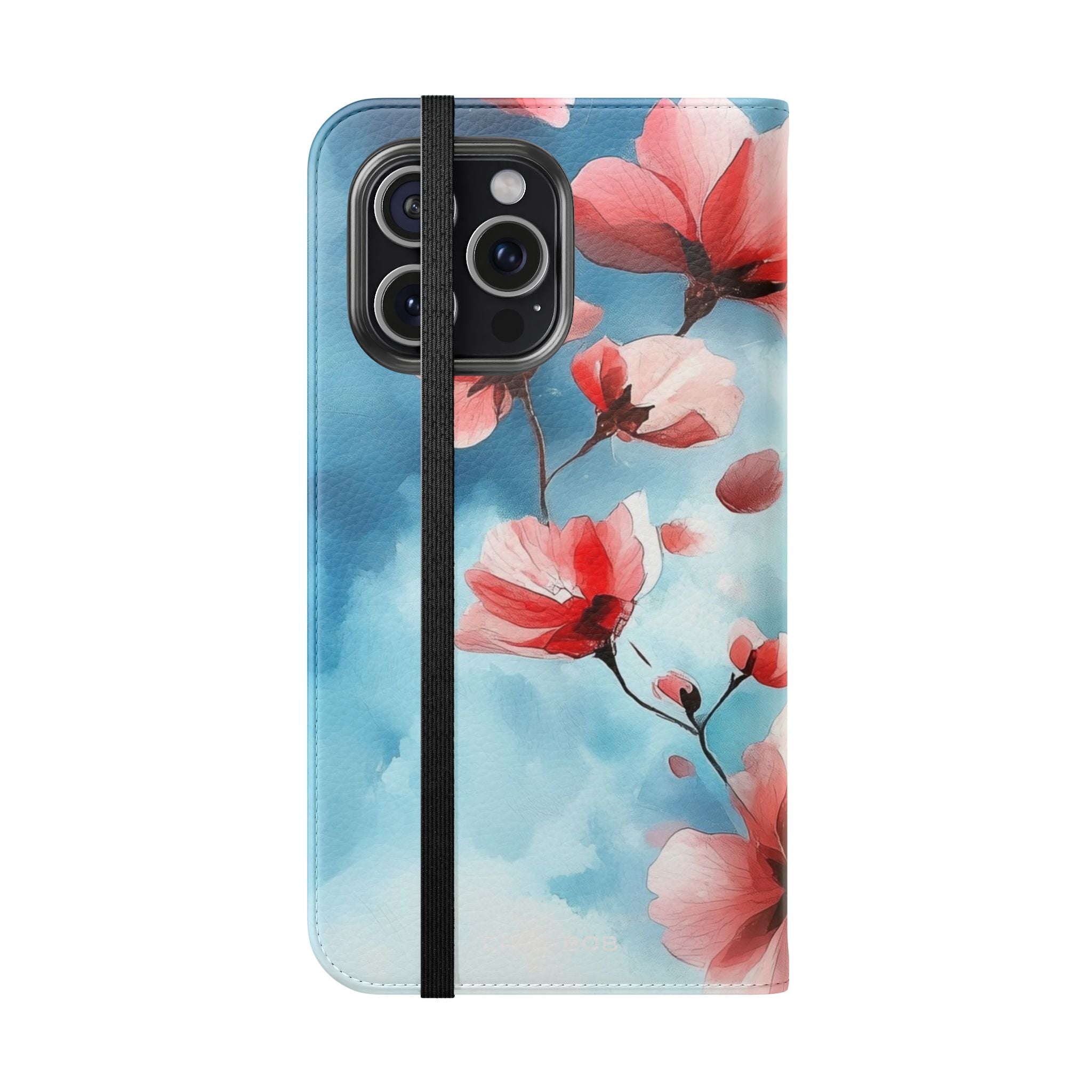 Pink Bloom Drift - iPhone 15 Pro Max Case - Wallet