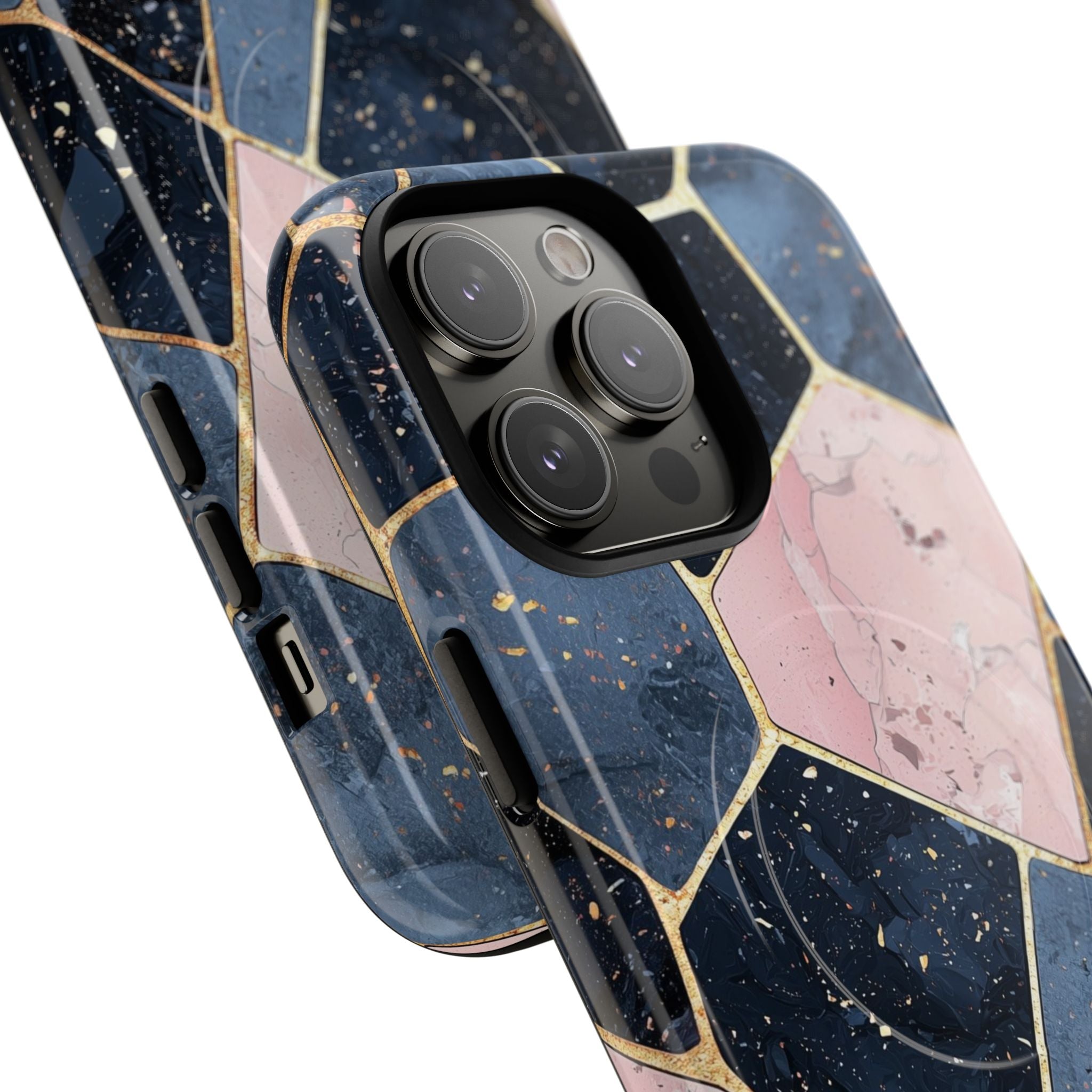 Golden Mosaic iPhone 14 Pro Max Case - Tough+