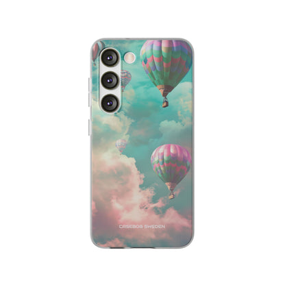 Pastel Balloon Adventure - Flexi Samsung S23 Phone Case