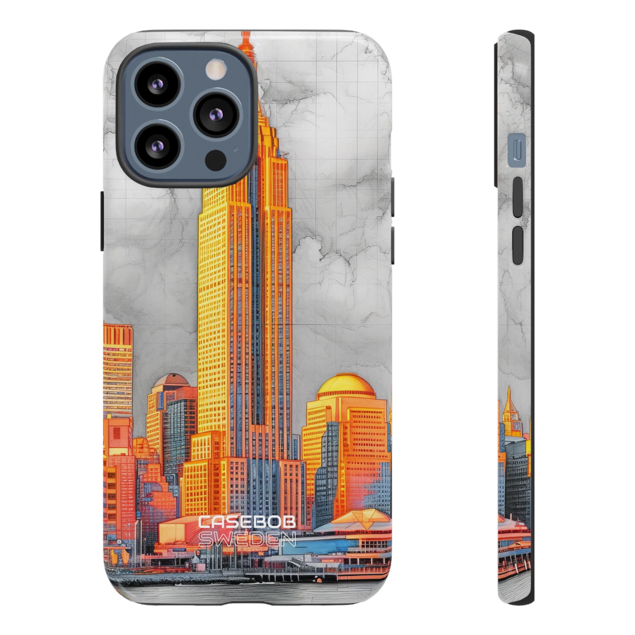 Vibrant City Skyline iPhone 13 - Tough
