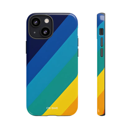 Diagonal Color Spectrum - iPhone Case