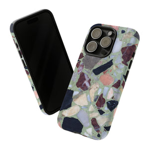 Terrazzo in Green - Protective Phone Case