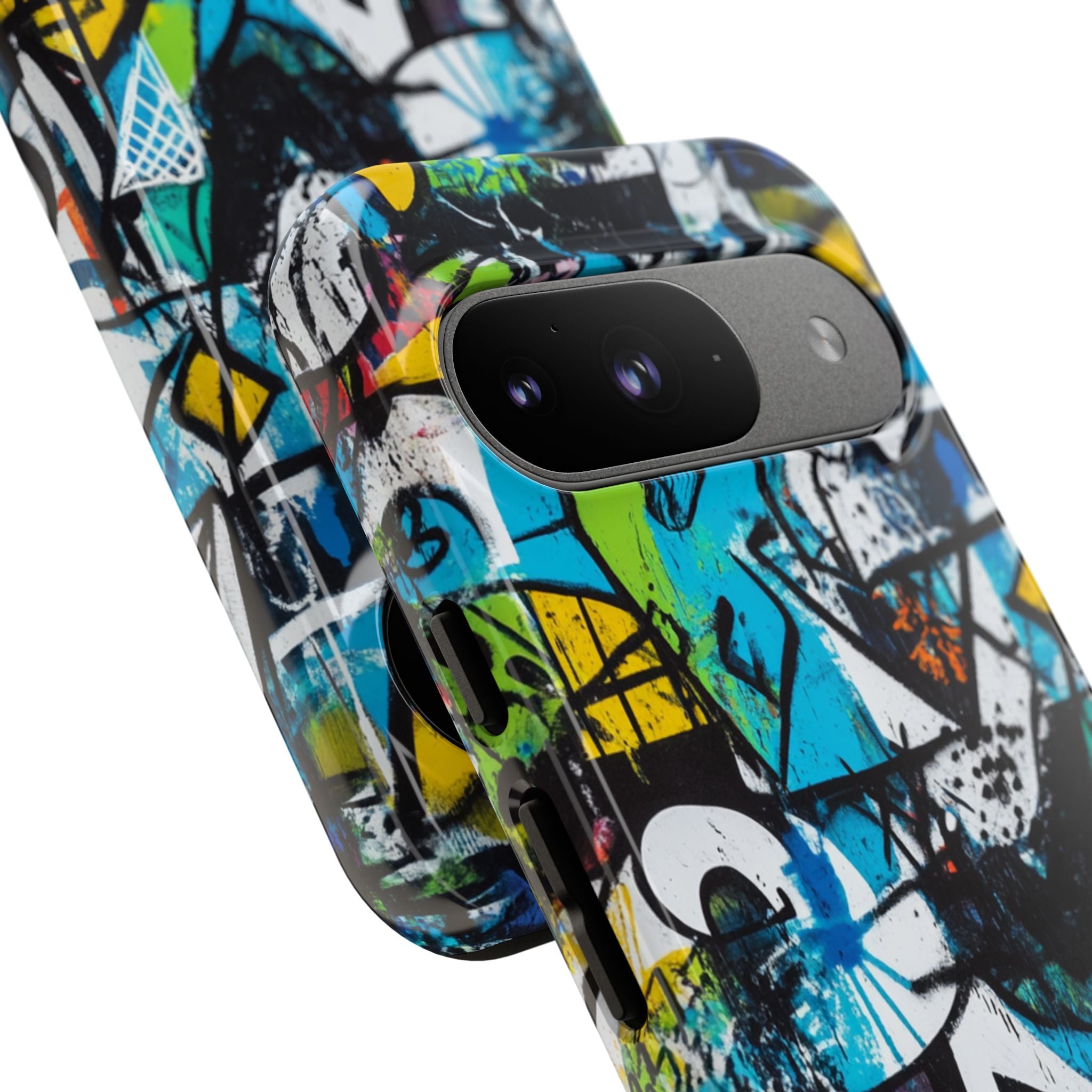 White Ripple Drift Google Pixel 9 Case - Tough