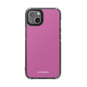 Super Pink | Handyhülle für iPhone (Clear Impact Case – magnetisch)