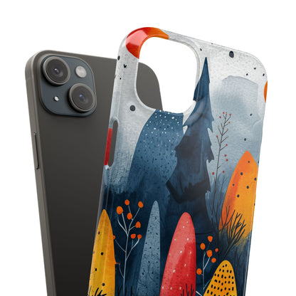 Whimsical Nature - Slim iPhone 15 Phone Case