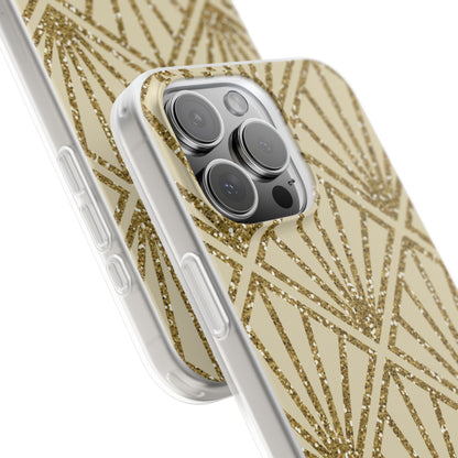 Gold Diamond Radiance iPhone 16 Pro Max Case - Soft